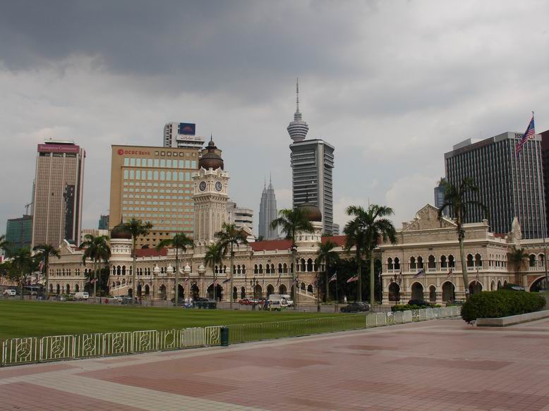 Kuala Lumpur hlavni namesti Merdeka Square.
