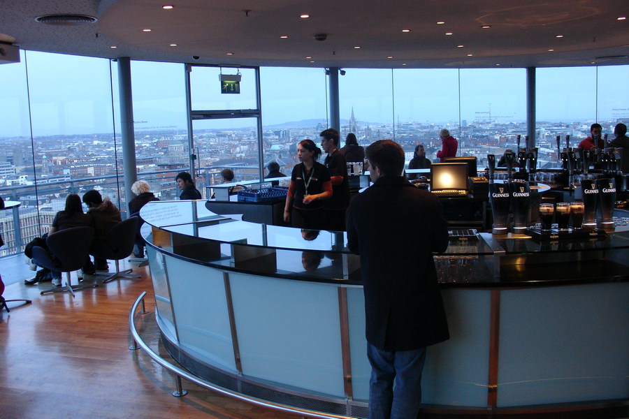 Gravity bar - Guiness Storehouse