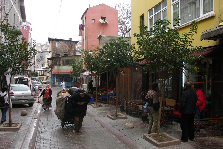 Ulicky okolo veze Galata