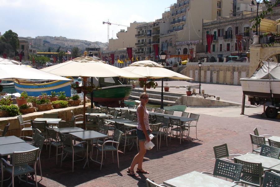 Saint Julians promenade, Malta