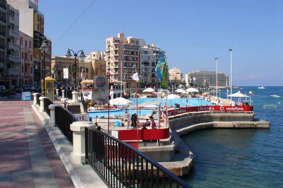 Balluta bay swimming pool