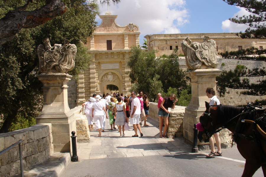 Vstup do historicke casti Mdina