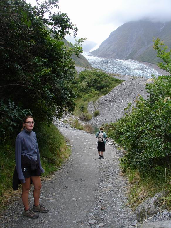 Cesta na ledovec Fox Glacier.