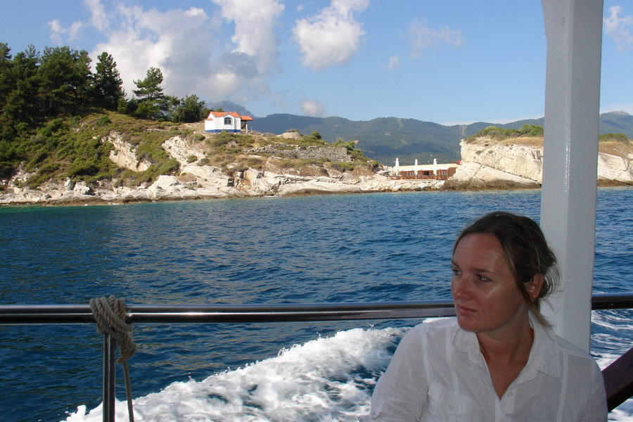 Krasy ostrova Thassos.