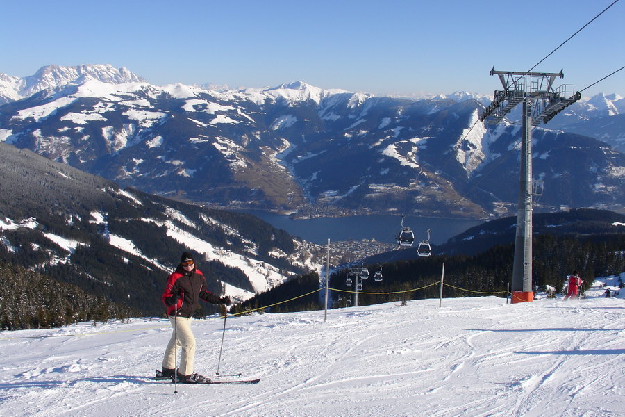 Vyhled na udoli  a na Zell am See