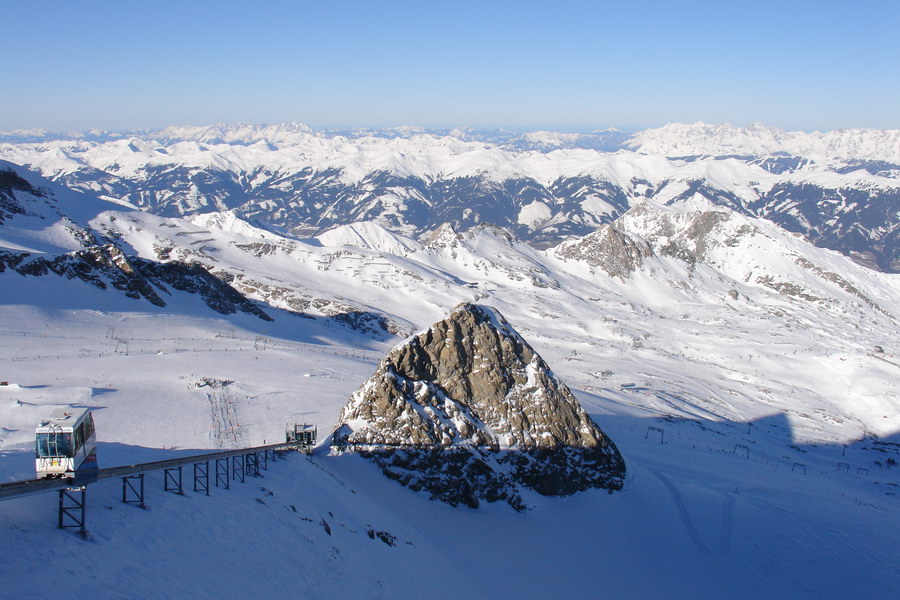 Zubackova lanovka na Kitzsteinhorn.